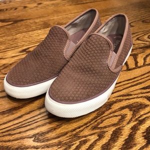 Sperry Mauve Suede Memoryfoam Sneakers